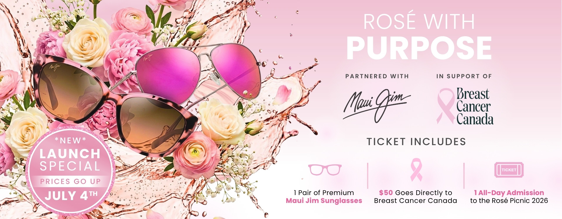 Maui Jim Rosé Picnic Collection
